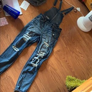 American Eagle Jean Overalls